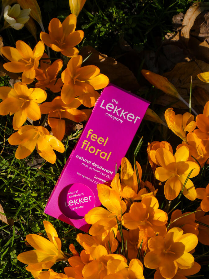 Deodorant in flowers